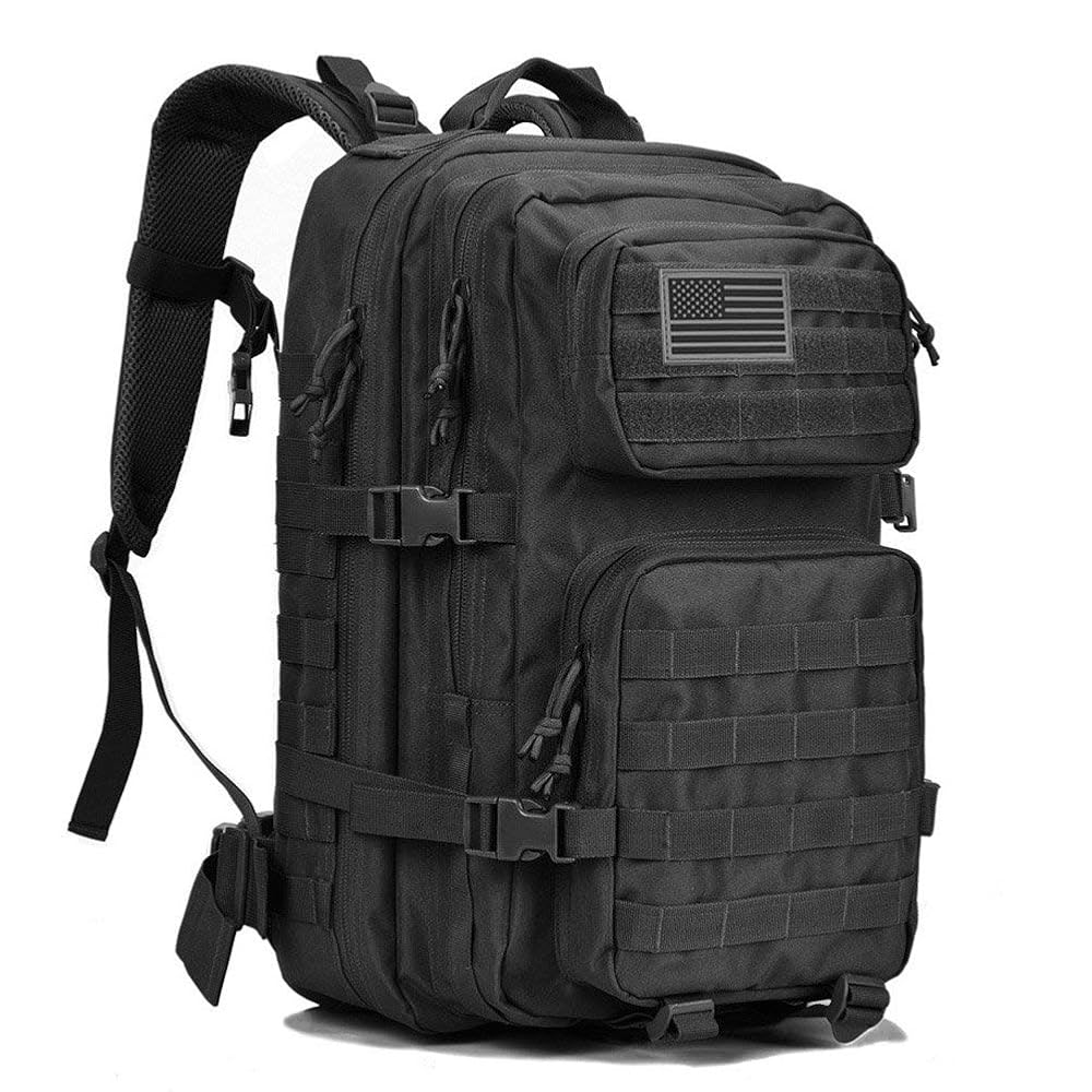 新品 送料無料 REEBOW ミリタリー タクティカル バックパック ブラック Amazon.com: REEBOW GEAR Military Tactical Backpack Large